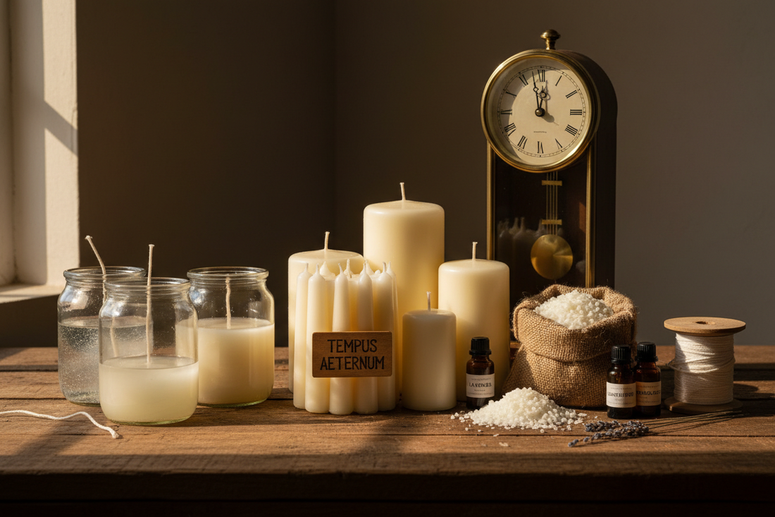 The slow process behind a single candle