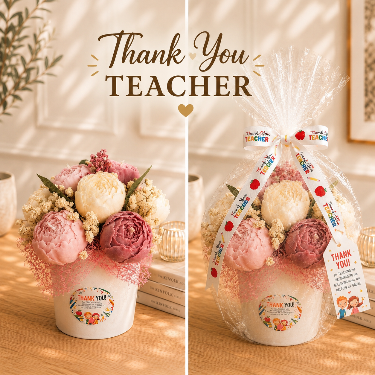 Teacher & Tutor Gift - white vessel