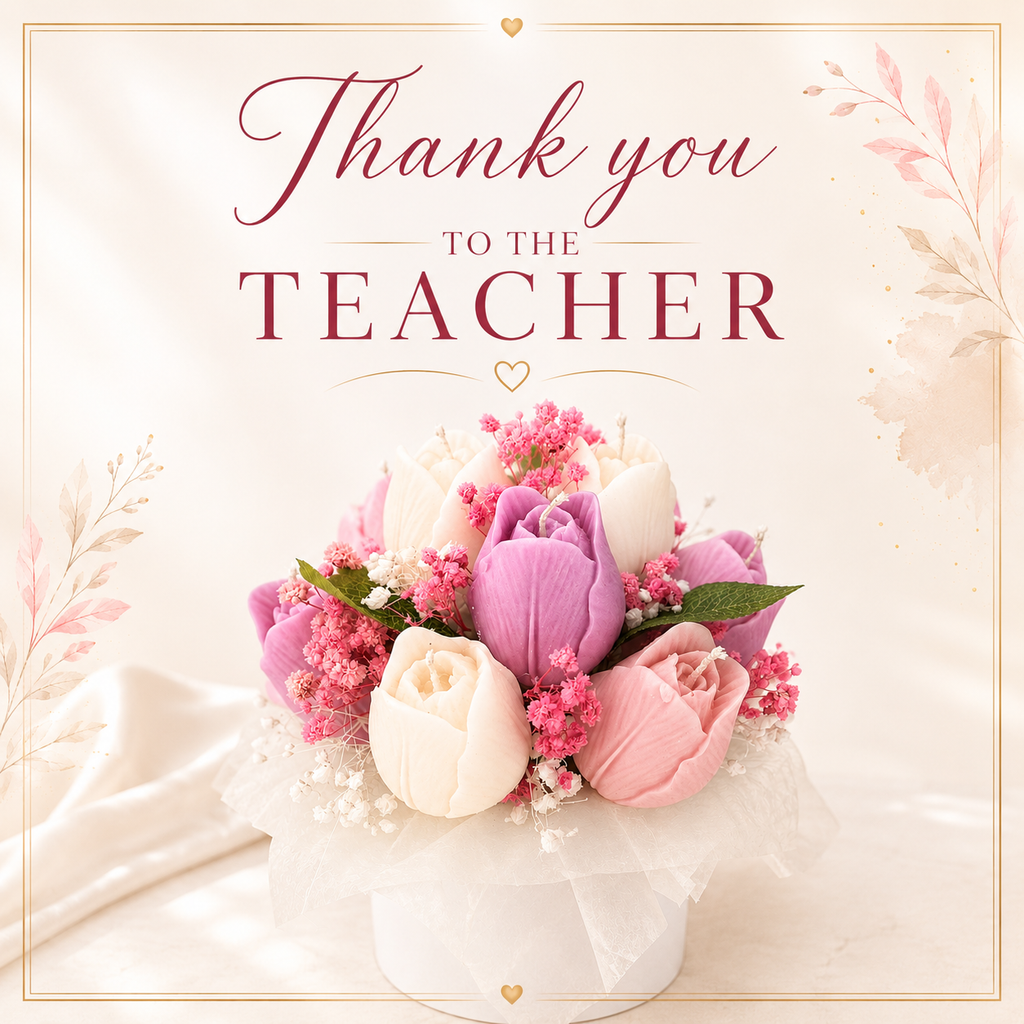 Teacher & Tutor Gift - Tulips