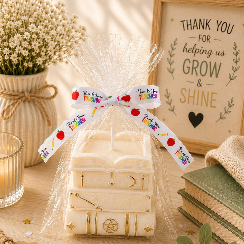 Teacher Gift Ceramic Candle