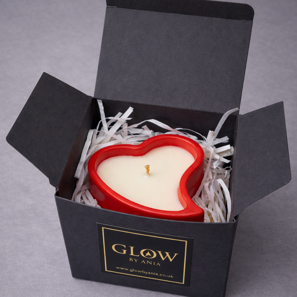 Valentine's Heart Candle - Handmade in Eco Resin
