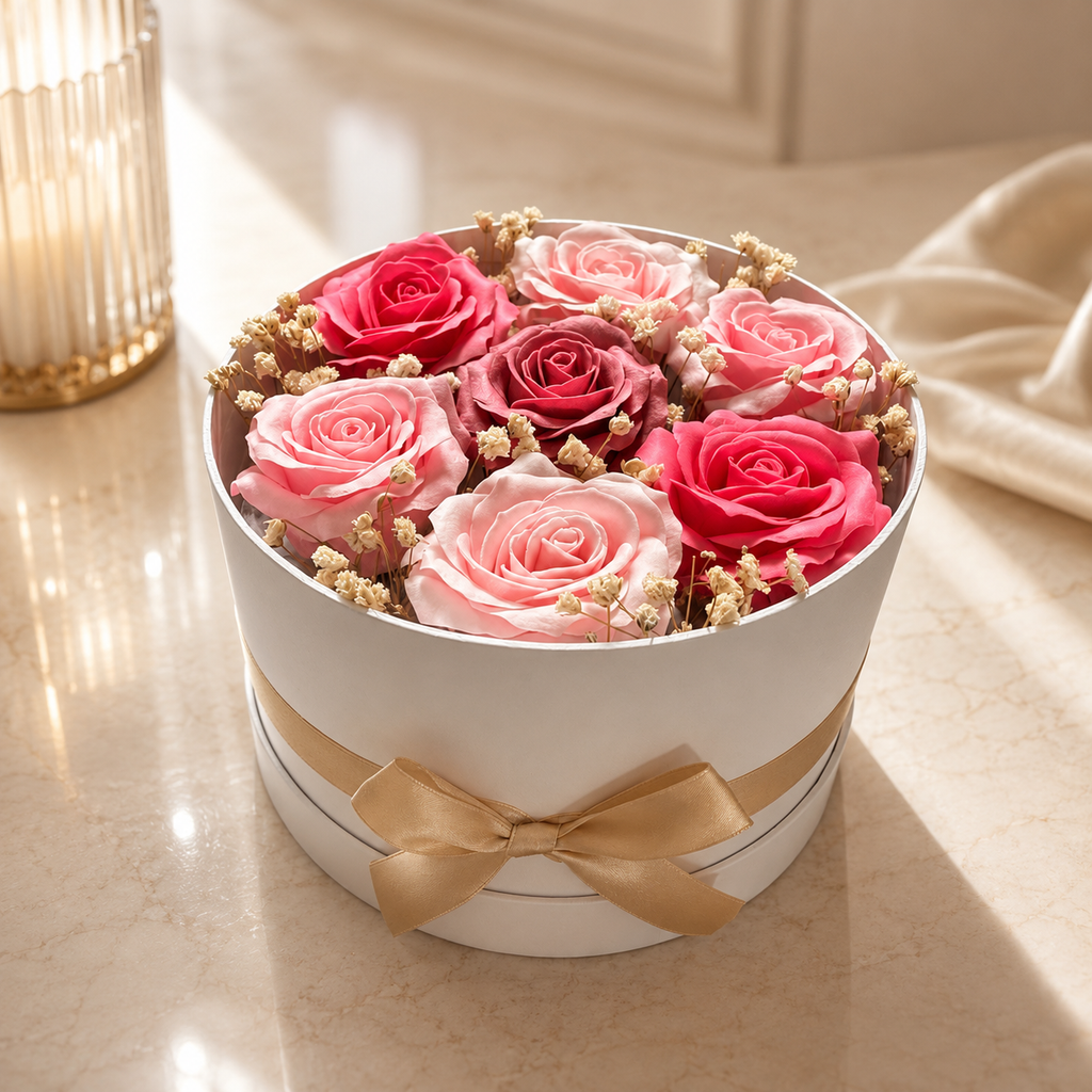 Medium Luxury Bath Soap Flower Box