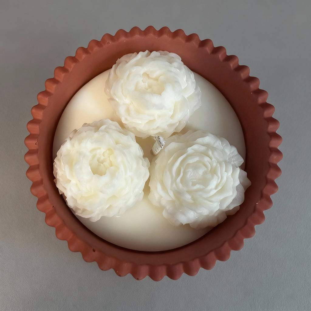 Mini Peony Candle