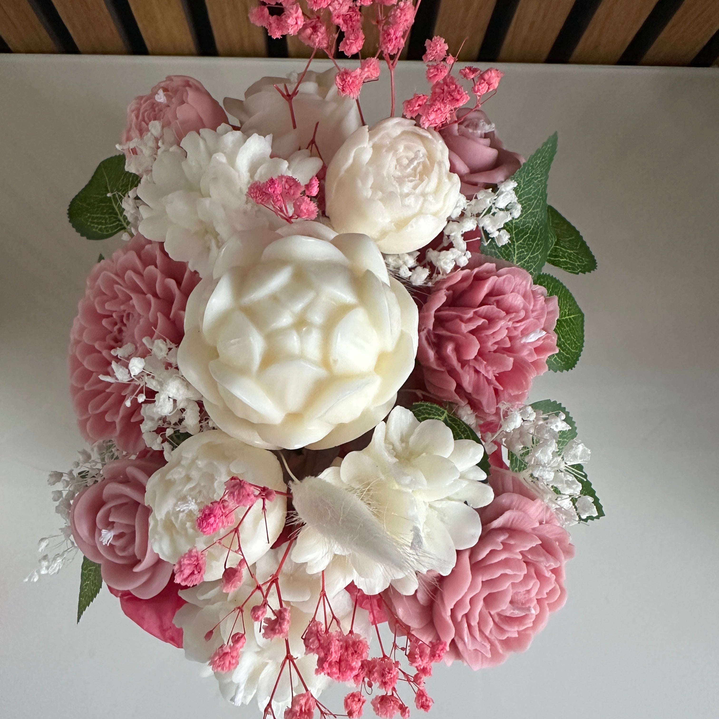 Handmade Soy Wax Flower Bouquet