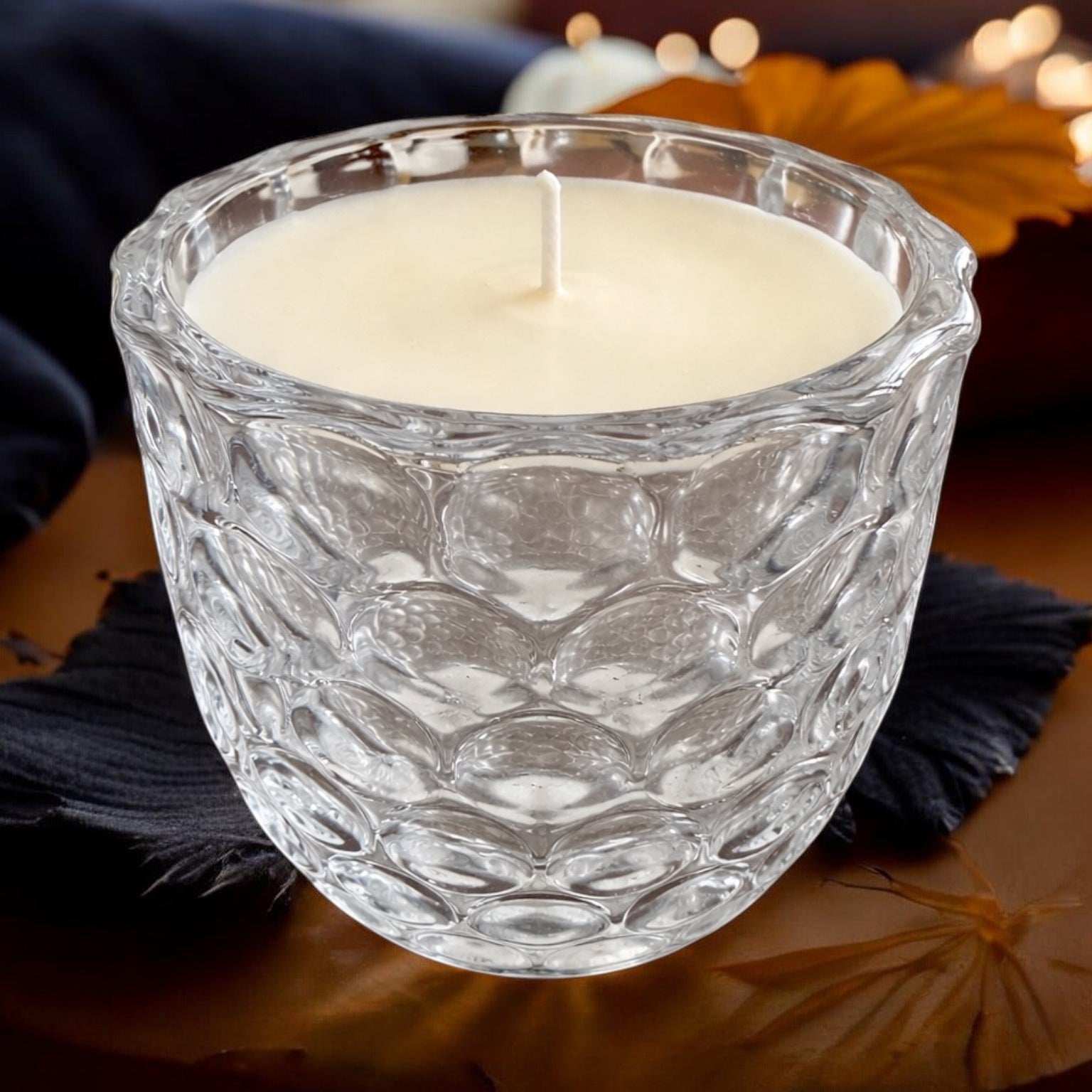 Large Luxury Bauble Texture Candle – Apricot & Coconut wax | 410ml
